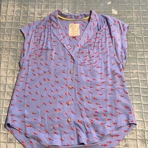 Anthropologie Short Sleeve blouse